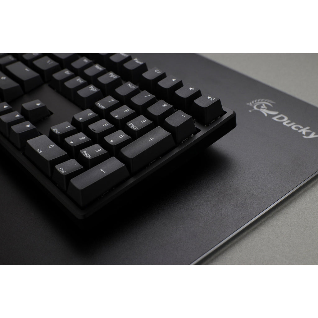 Ducky origin phantom black mechanisch toetsenbord (zwart, us lay-out (qwerty), cherry mx brown, 100%, hot swap, pbt double-shot keycaps)