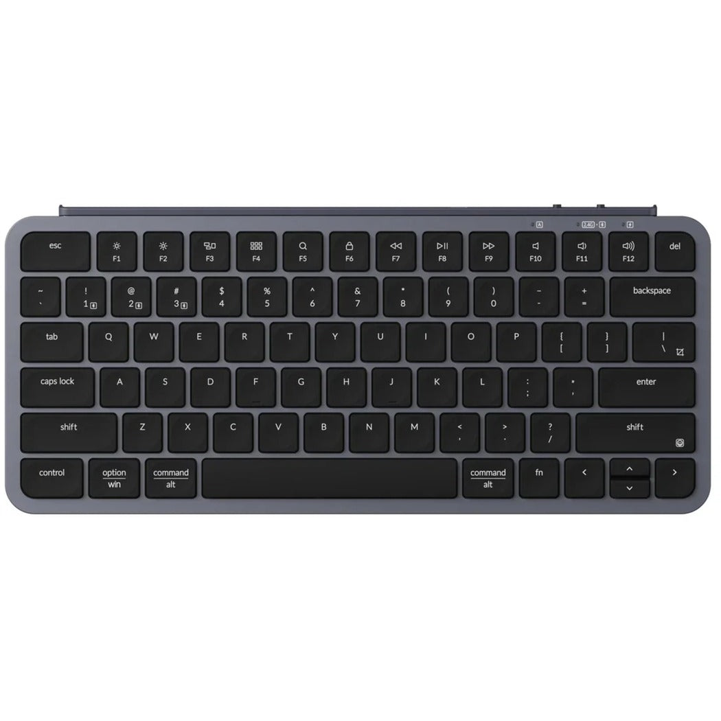 Keychron b1 pro-k1 toetsenbord (grijs, us-international lay-out (qwerty), scissor switches, 75%, abs keycaps, 2.4ghz | bluetooth 5.2 | usb-c)
