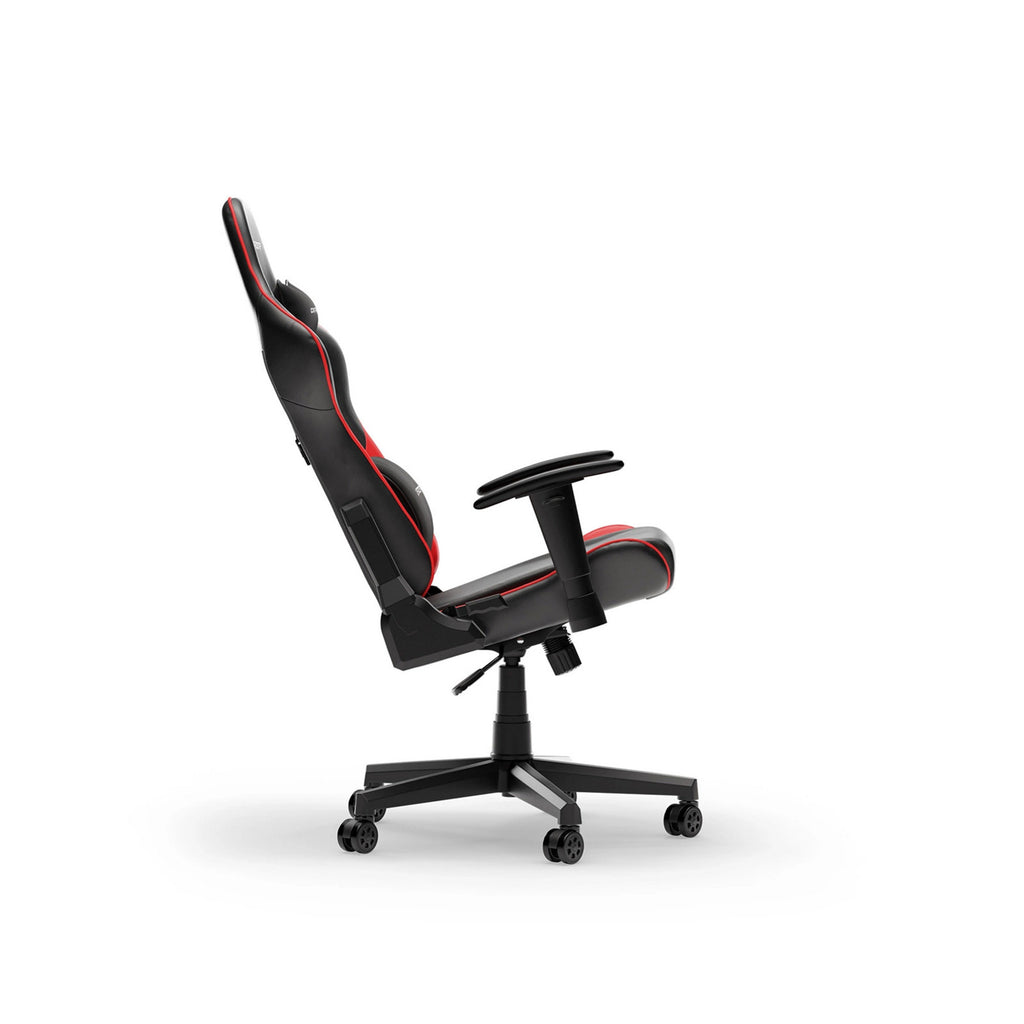 Dxracer prince l black red pvc leather gamestoel (zwart rood)