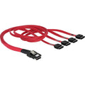 DeLOCK Mini SAS 36-Pin > 4x SATA (SFF 8087 > 4x SATA)