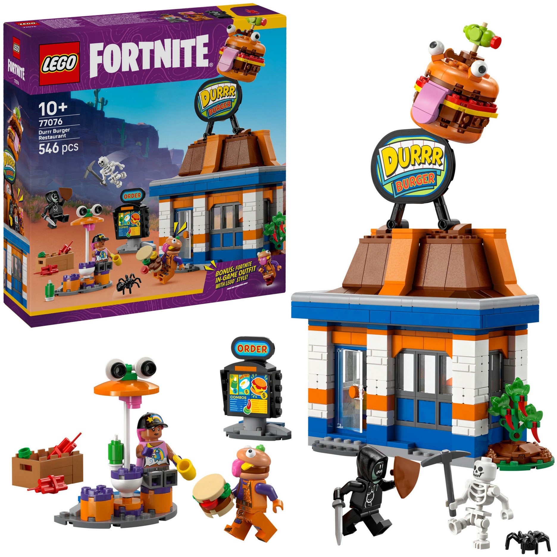 LEGO Fortnite - Durrr Burger Restaurant Bauspielzeug (77076)