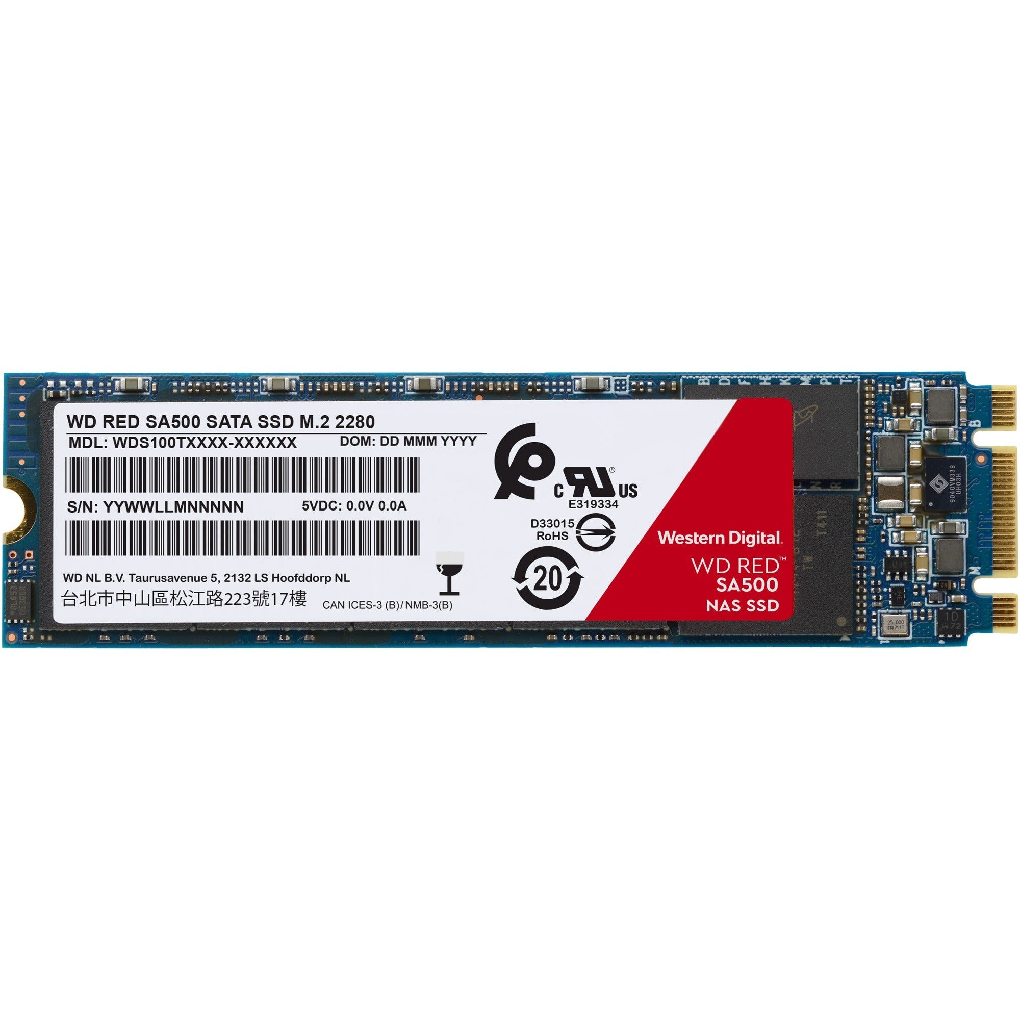 Wd red, 2 tb ssd (s200t1r0b, m.2 2280)
