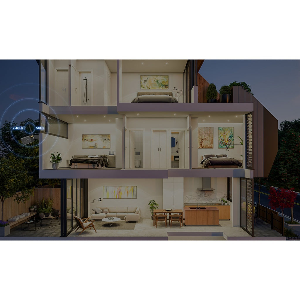 Foscam v8p, 4k 8mp dual-band wifi beveiligingscamera (wit, met geluid- en lichtalarm)