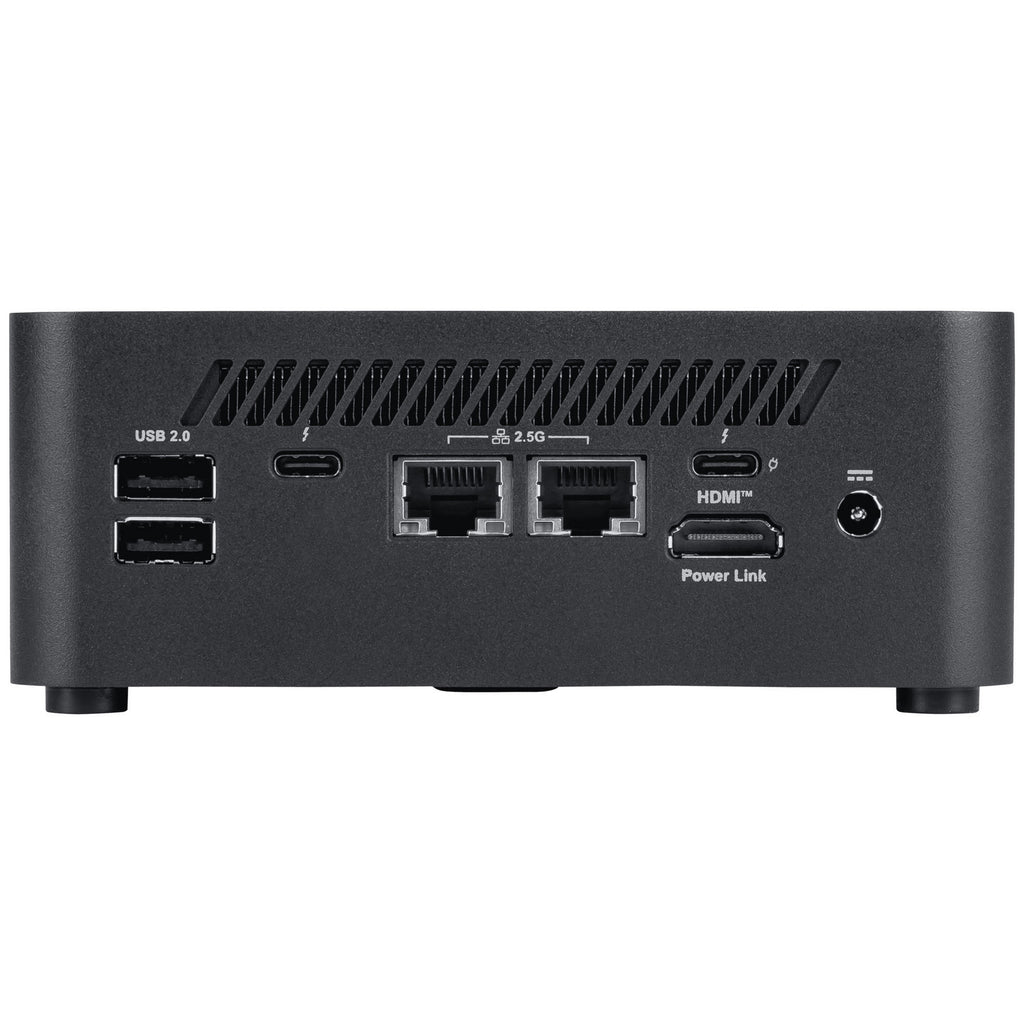 Msi cubi nuc ai+ 2mg-007eu pc-systeem (zwart | core ultra 7 258v | arc graphics 140v | 32 gb | 1 tb ssd)