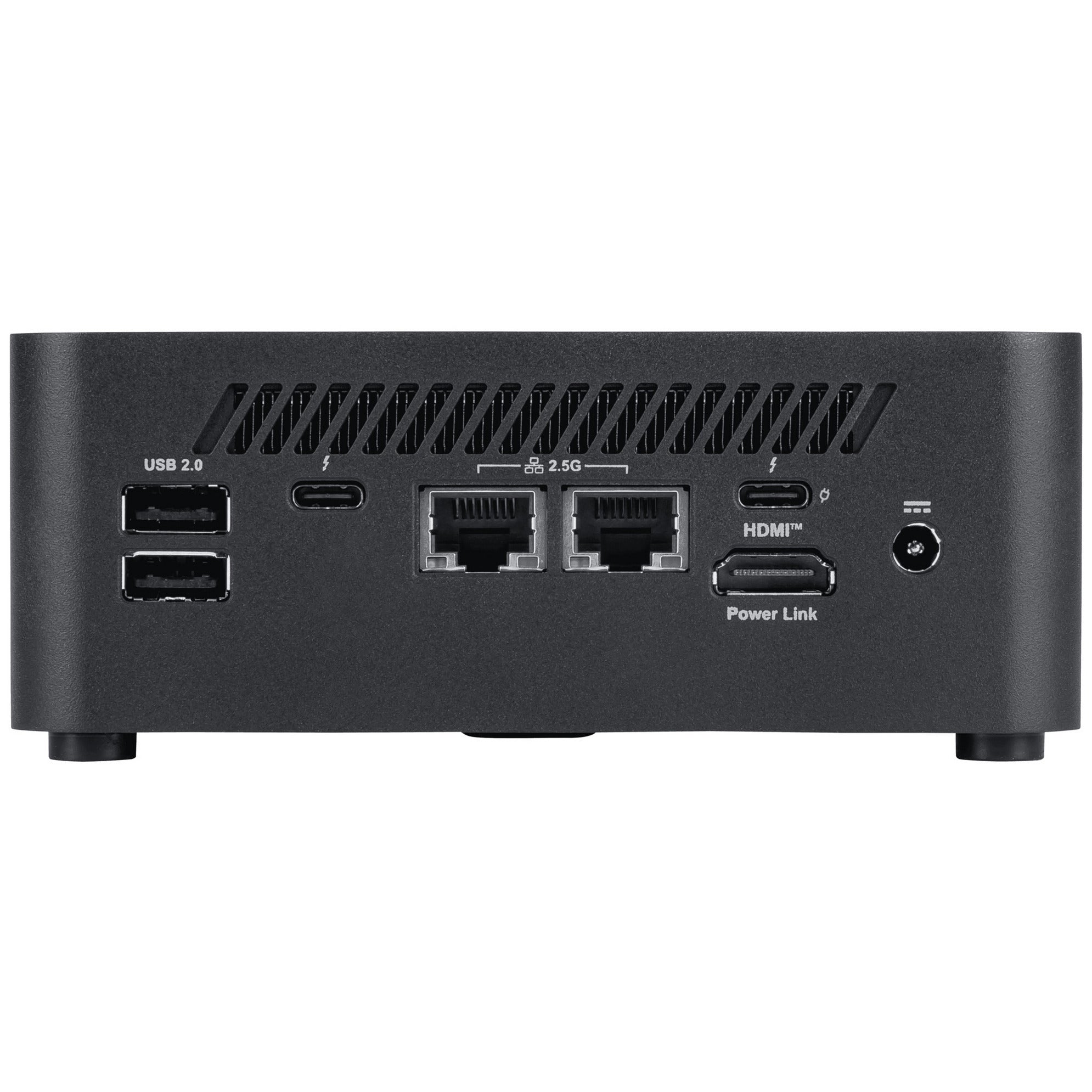 Msi cubi nuc ai+ 2mg-007eu pc-systeem (zwart | core ultra 7 258v | arc graphics 140v | 32 gb | 1 tb ssd)