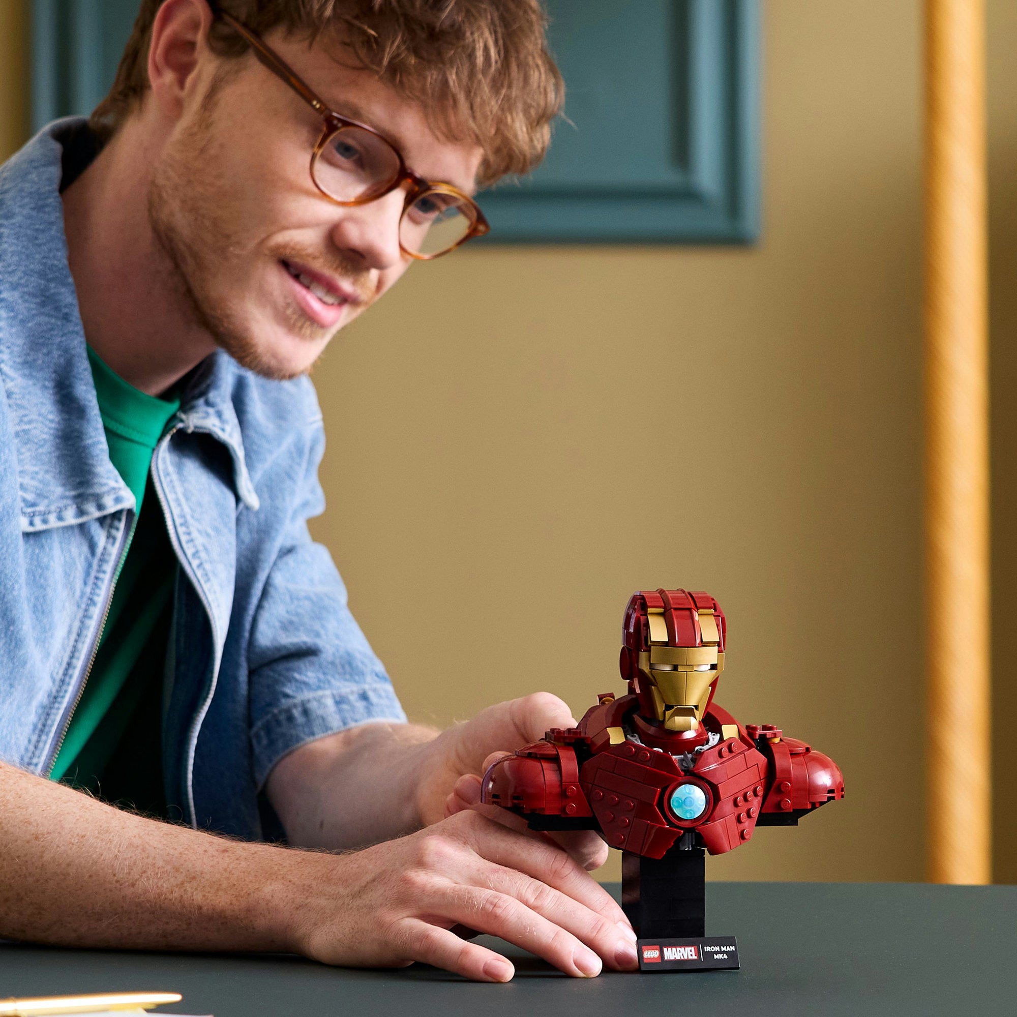 LEGO Superhelden Marvel 76327 Iron Man MK4 Büste