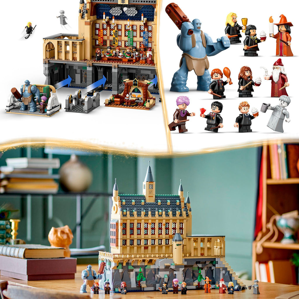 Lego harry potter - kasteel zweinstein: de grote zaal constructiespeelgoed (76435)