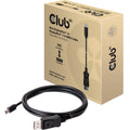 Club 3d mini displayport > displayport 1.4 hbr3 kabel (zwart, 2 meter)
