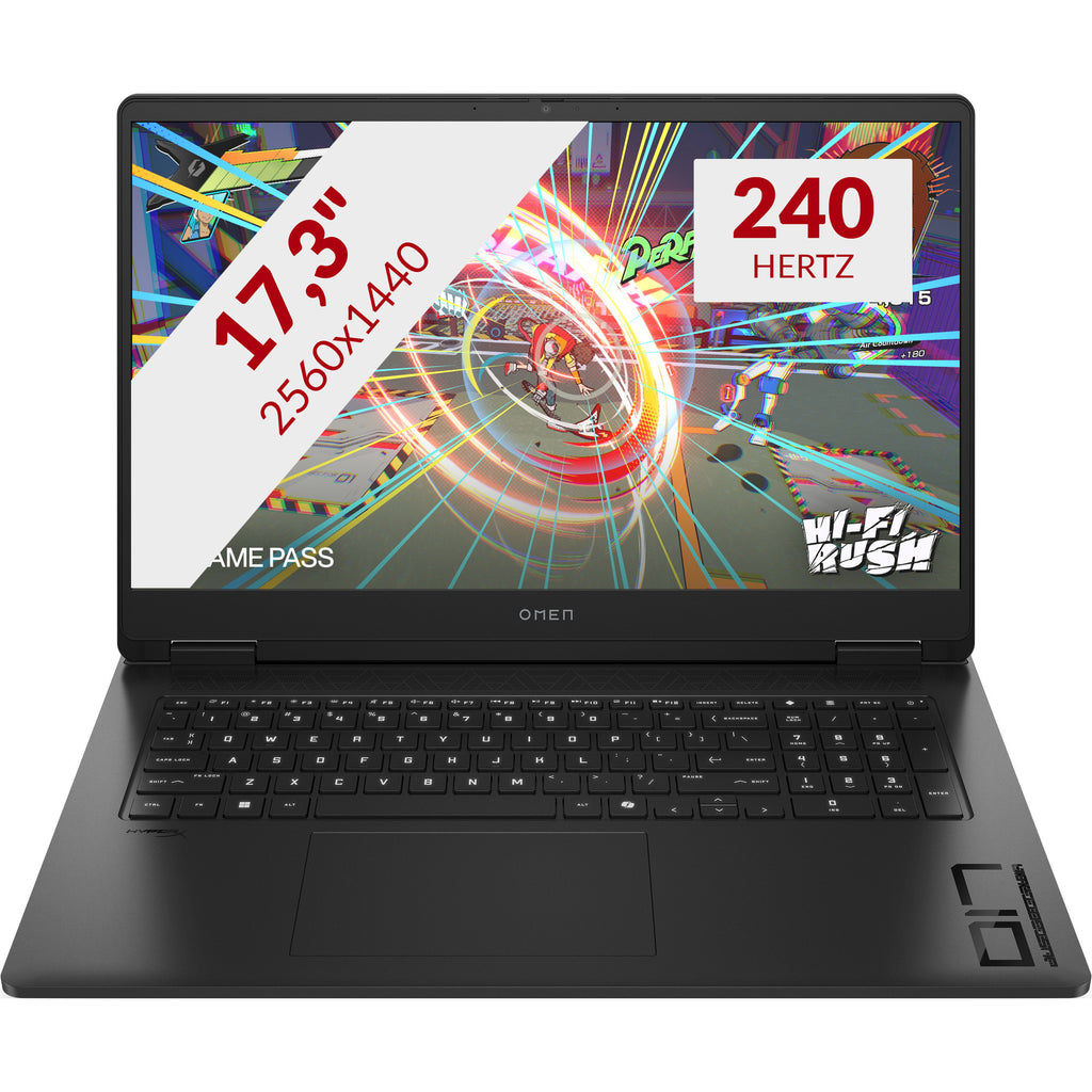 Omen 17-db1050nd (c2xu5ea#abh) 17.3 copilot+ gaming laptop (zwart | ryzen ai 7 350 | rtx 5050 | 16 gb | 1 tb ssd)