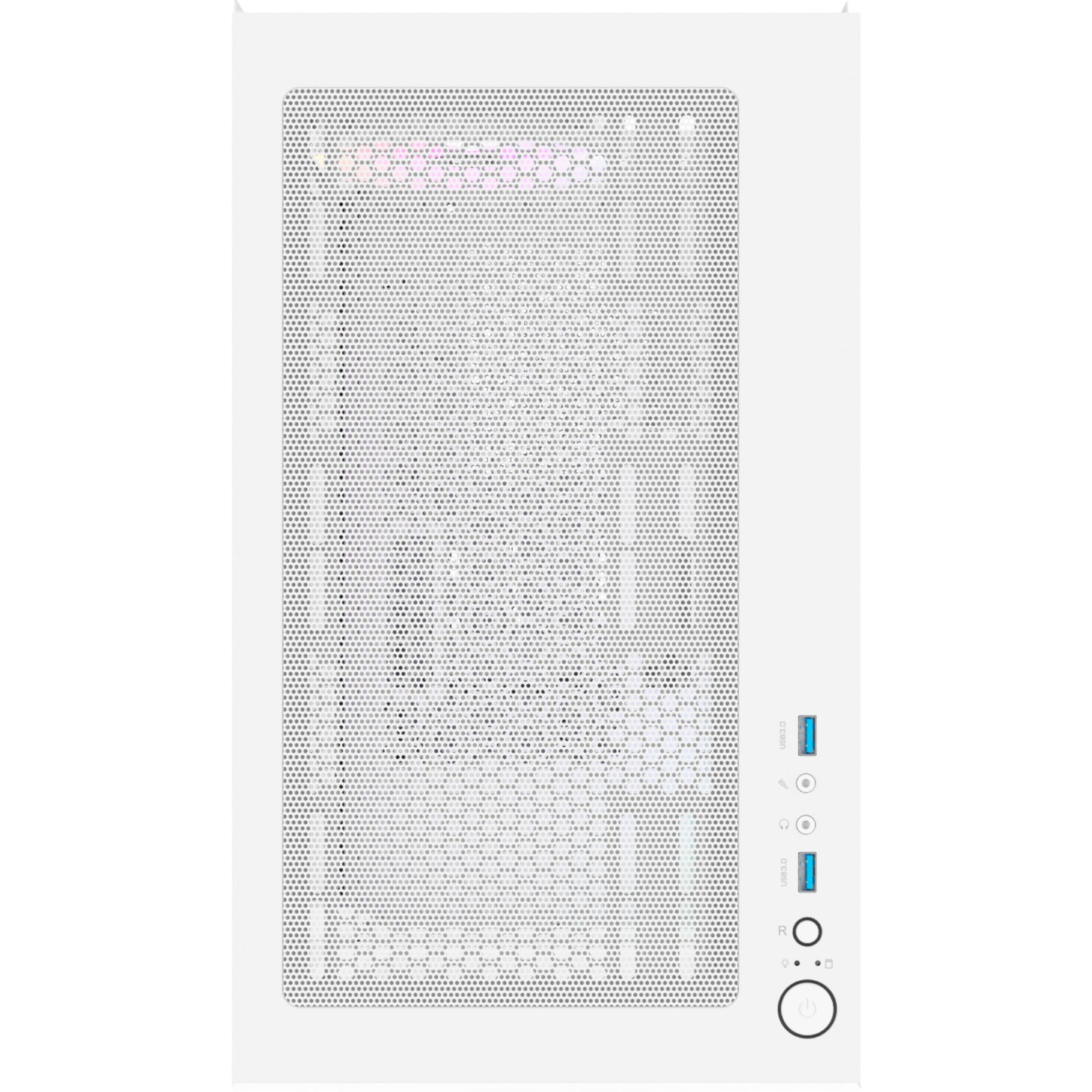 Thermaltake view 170 ws argb mini tower behuizing (wit houtkleur | 2x usb-a | rgb | tempered glass)