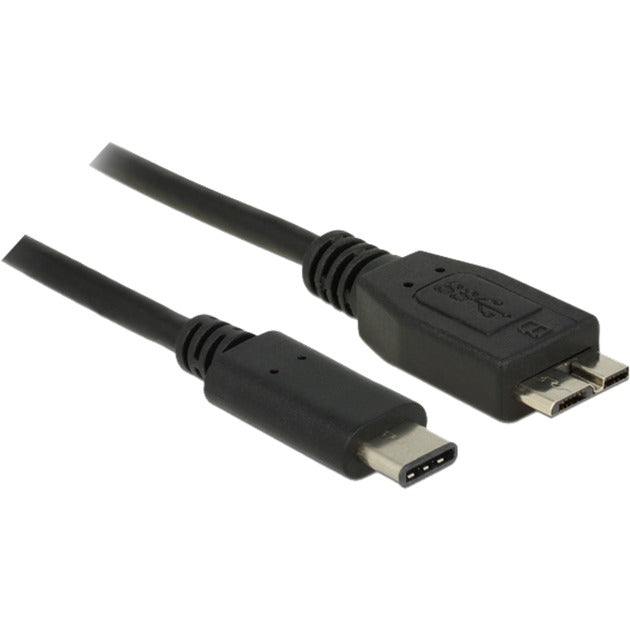 Delock usb-c 3.2 gen 2 naar micro-usb-b 3.2 gen 2 kabel (zwart, 0,5 meter)