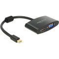 Delock mini displayport > vga hdmi adapter (zwart, 0,18 meter)