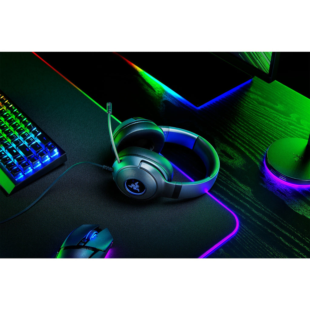Razer kraken v3 x over-ear gaming headset (zwart, rgb, pc, playstation 4)