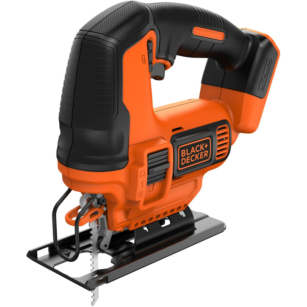Black+decker 18v schroefklopboormachine + 18v pendeldecoupeerzaag bundel (zwart oranje)