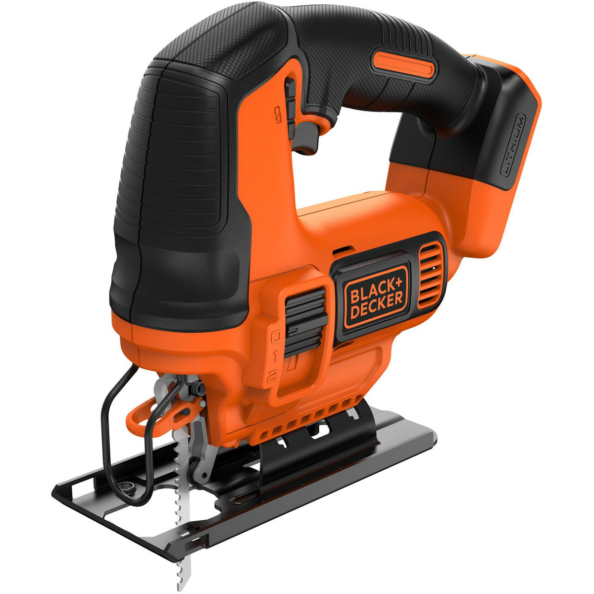 Black+decker 18v schroefklopboormachine + 18v pendeldecoupeerzaag bundel (zwart oranje)