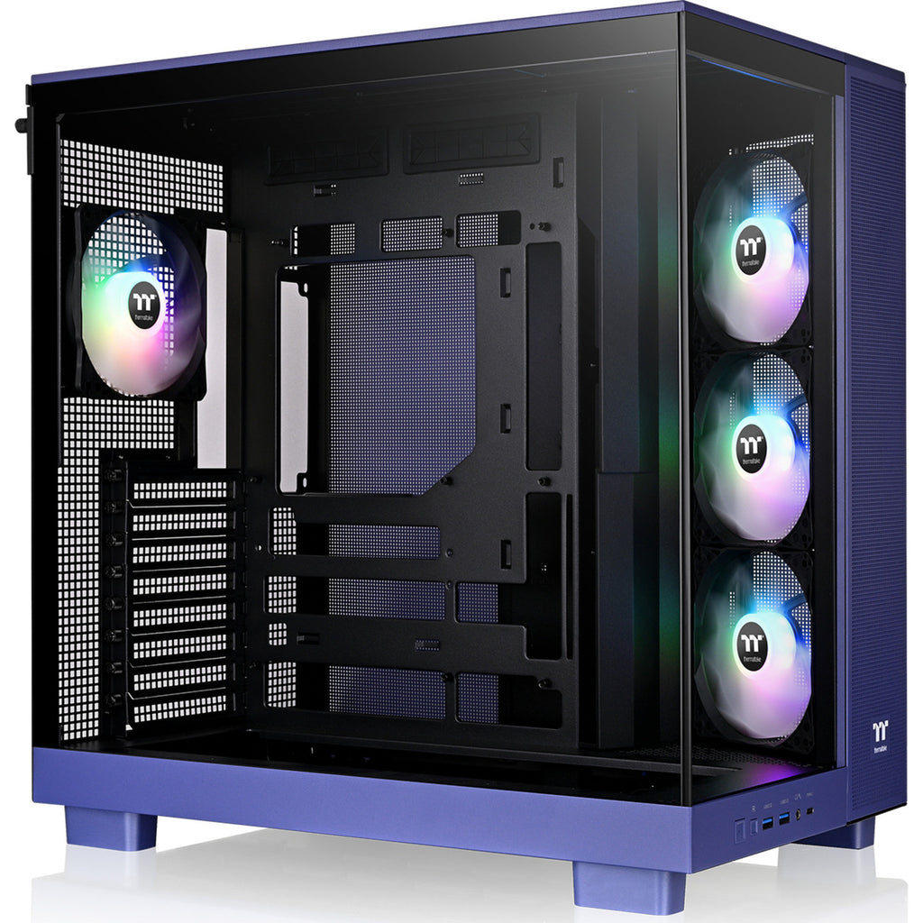Thermaltake view 380 xl tg argb future dusk midi tower behuizing (paars | 2x usb-a | 1x usb-c | rgb | window)