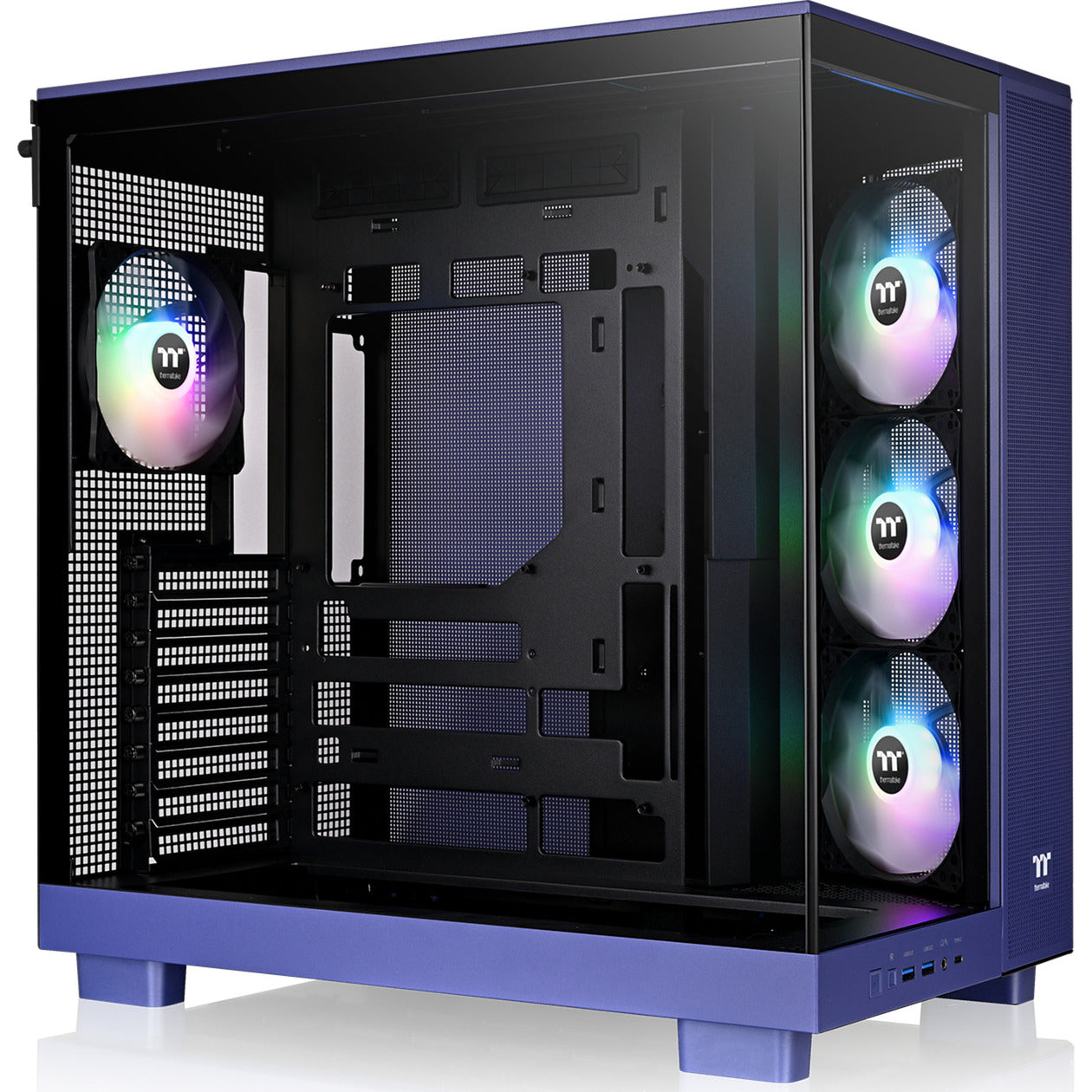 Thermaltake view 380 xl tg argb future dusk midi tower behuizing (paars | 2x usb-a | 1x usb-c | rgb | window)