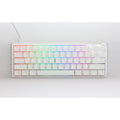 Ducky one 3 classic pure white mini, toetsenbord (wit, us lay-out, cherry mx red, rgb led, double-shot pbt, hot-swappable, quack mechanics, 60%)