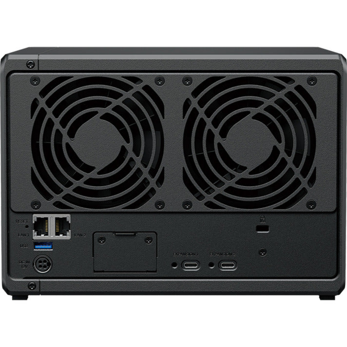 Synology diskstation ds1525+ nas (zwart, 2x lan, usb)