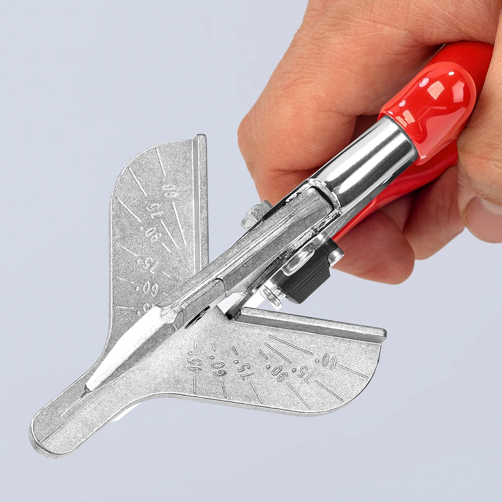 Knipex 94 35 215 versteksnijder voor kunststof- en rubberprofielen