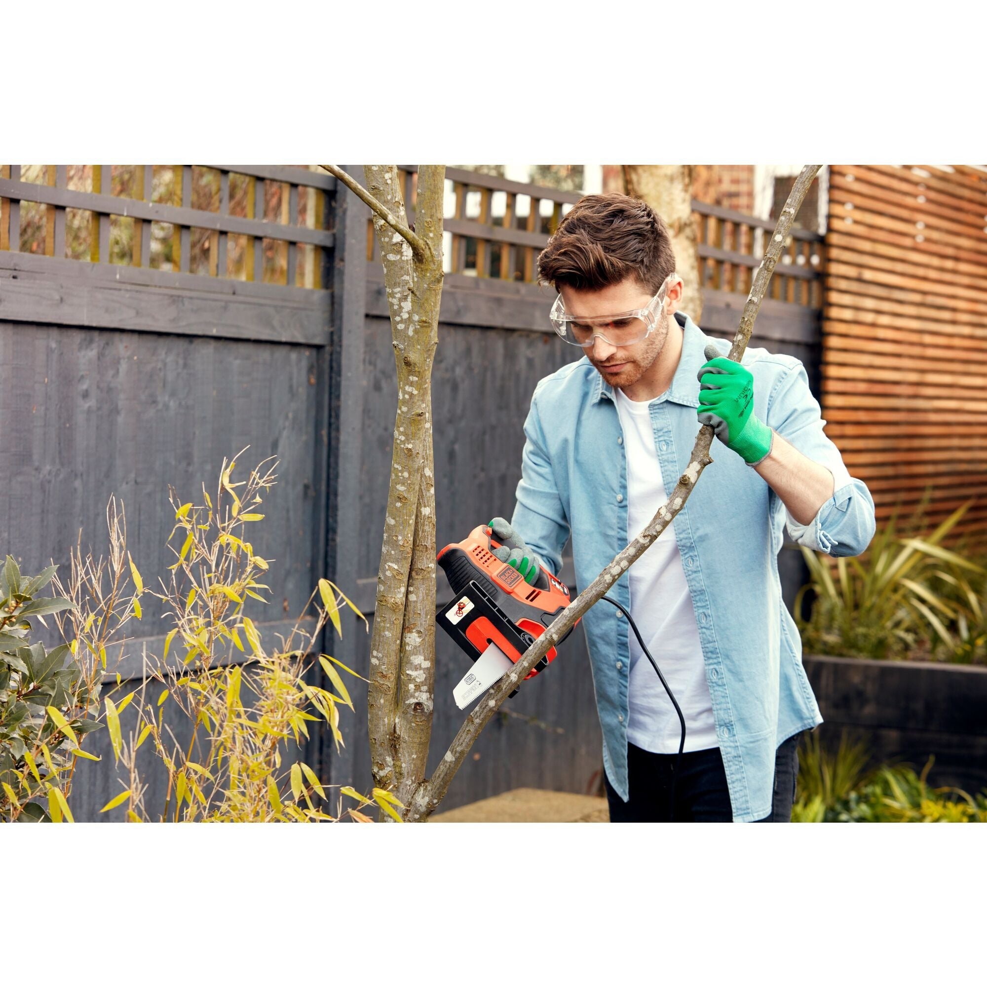 Black+decker 500w scorpion multizaag met autoselect technologie rs890k-qs reciprozaag (oranje zwart)
