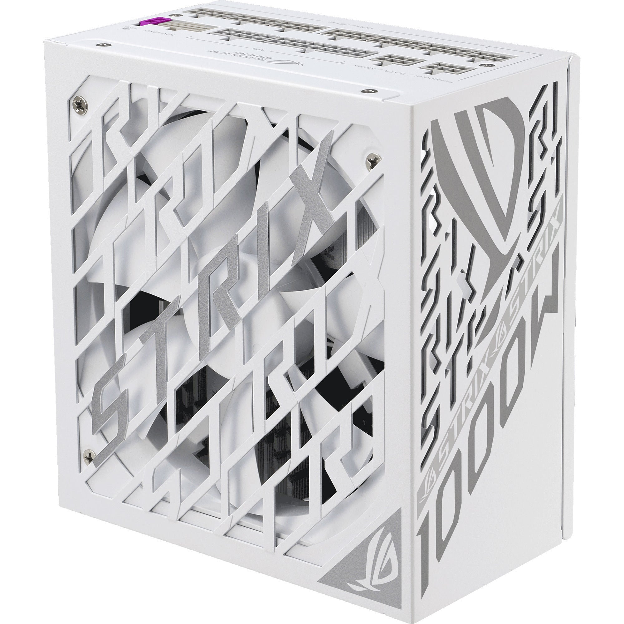 Asus rog strix platinum white edition modulaire 1000 watt voeding (wit, 1x 12v-2x6, 4x pcie)