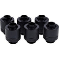 Alphacool eiszapfen 13 10mm compression fitting verbinding (zwart, 6 stuks)