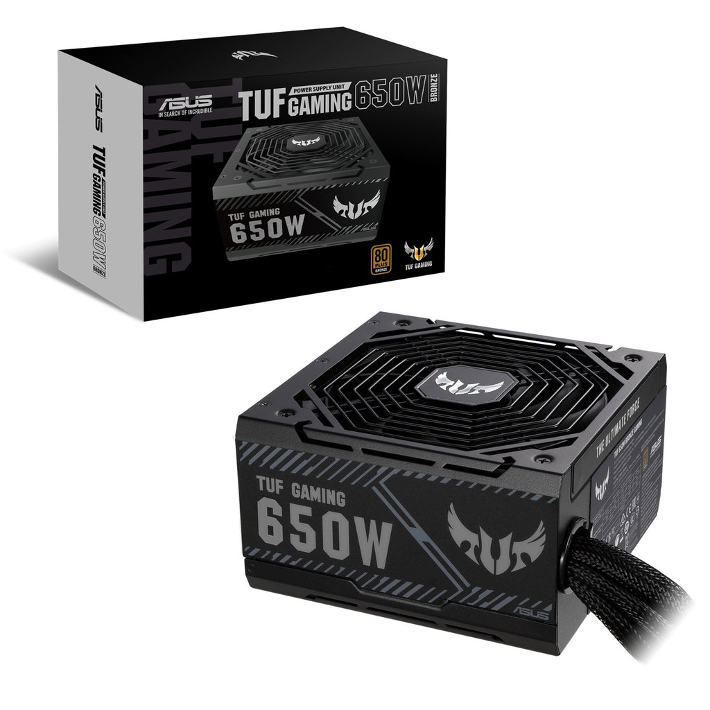 Asus tuf gaming 650b 650 watt voeding (zwart, 4x pcie)