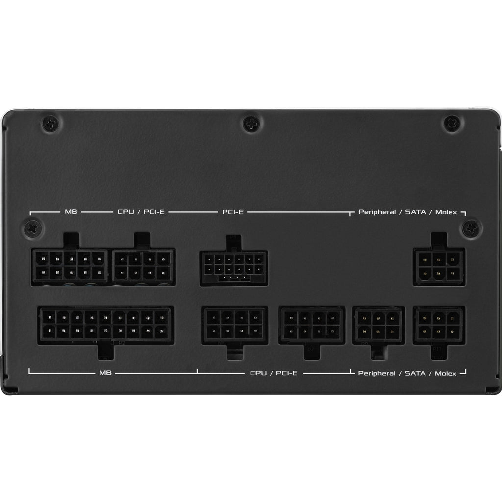 Asus prime gold modulaire 850 watt voeding (wit, 1x 12v-2x6, 3x pcie)