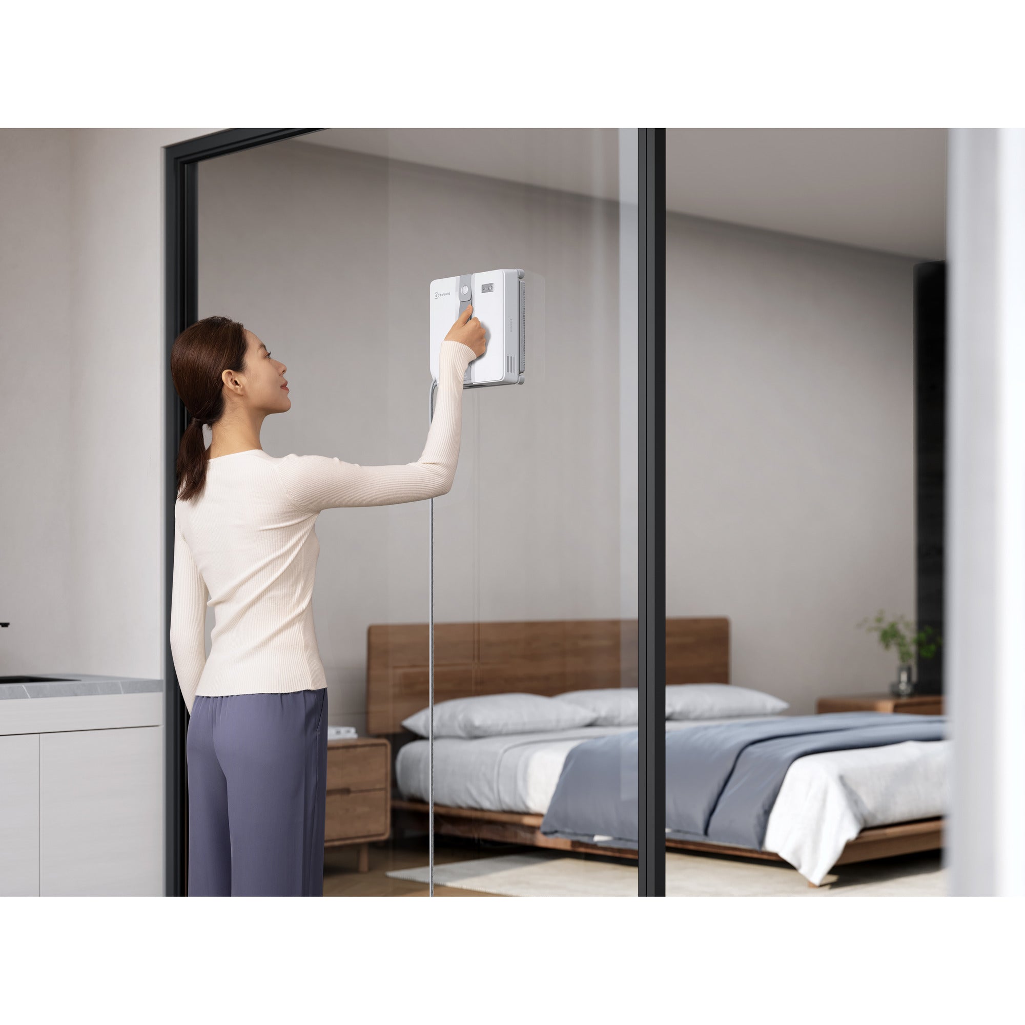 Ecovacs winbot mini raamreiniger (grijs, 3200pa)