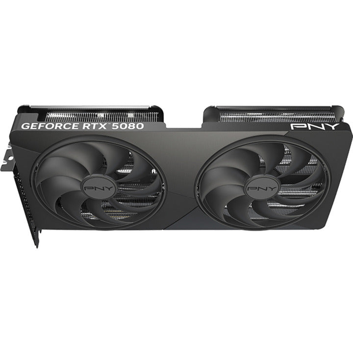 Pny geforce rtx 5080 slim oc grafische kaart (dlss 4, 3x displayport, 1x hdmi 2.1)