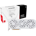 Powercolor radeon rx 9070 xt hellhound spectral white 16gb gddr6 grafische kaart (wit, rdna4, gddr6, 3x displayport, 1x hdmi)