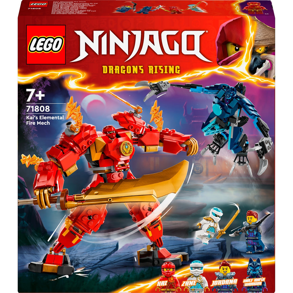 Lego ninjago 71808 kais elementaire vuurmecha