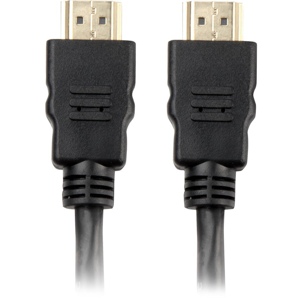 Sharkoon high speed hdmi kabel met ethernet (zwart, 1 meter, 4k, verguld)