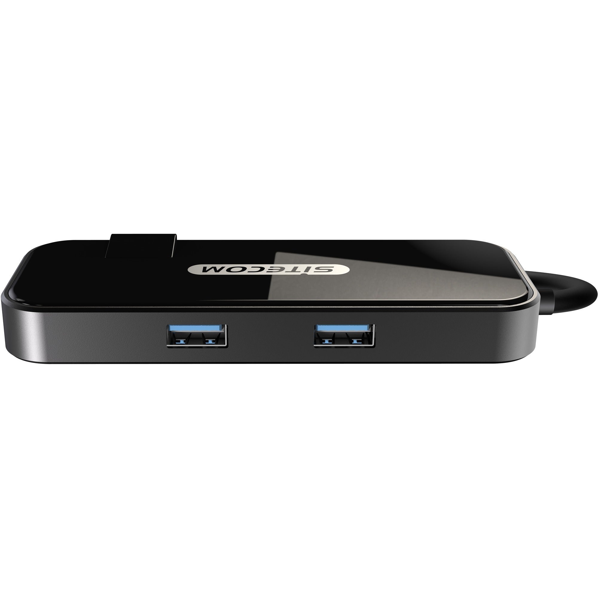 Sitecom usb-c to hdmi + gigabit lan adapter (zwart)