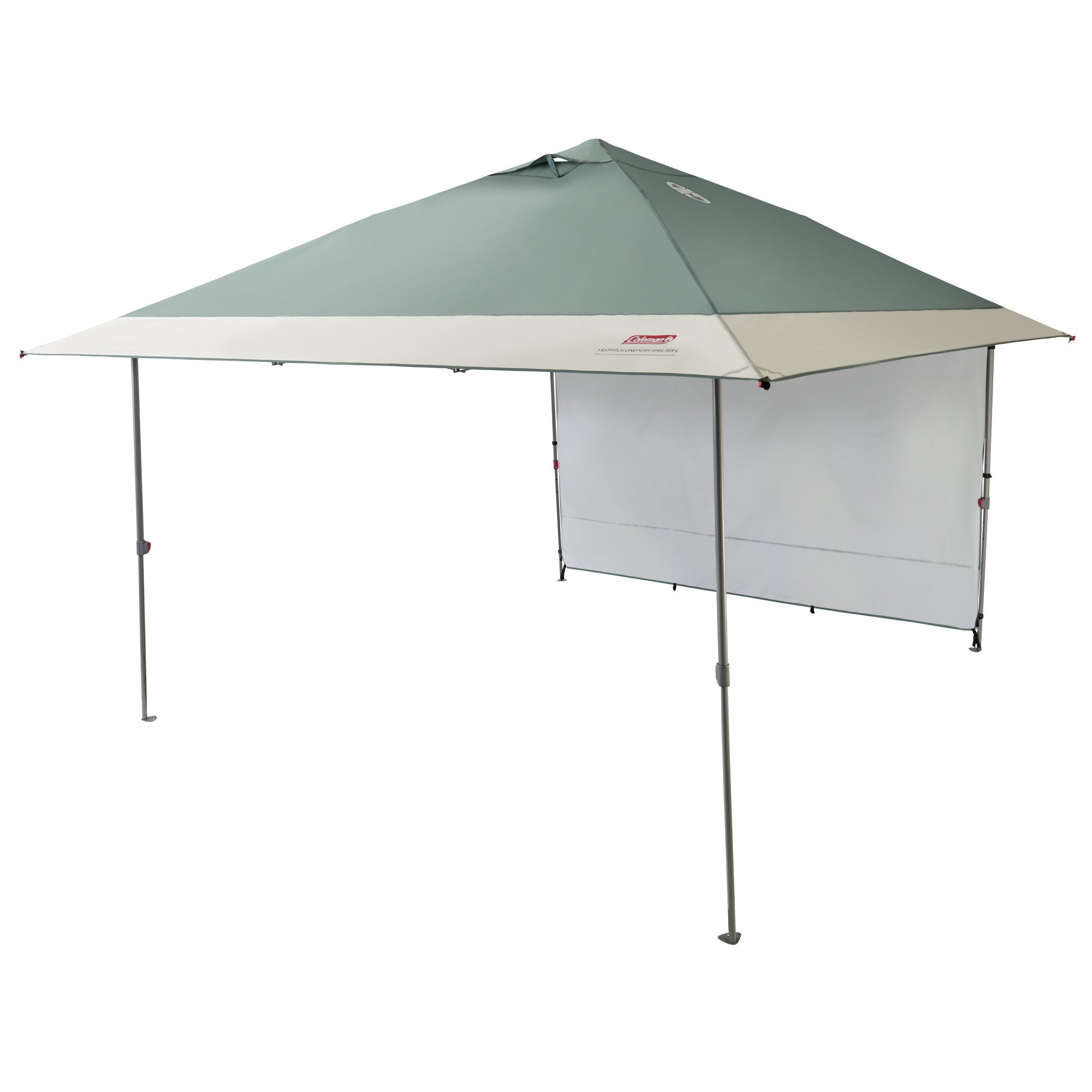 Coleman fastpitch onepush shelter l paviljoen (turquoise grijs, 4 x 4 m)