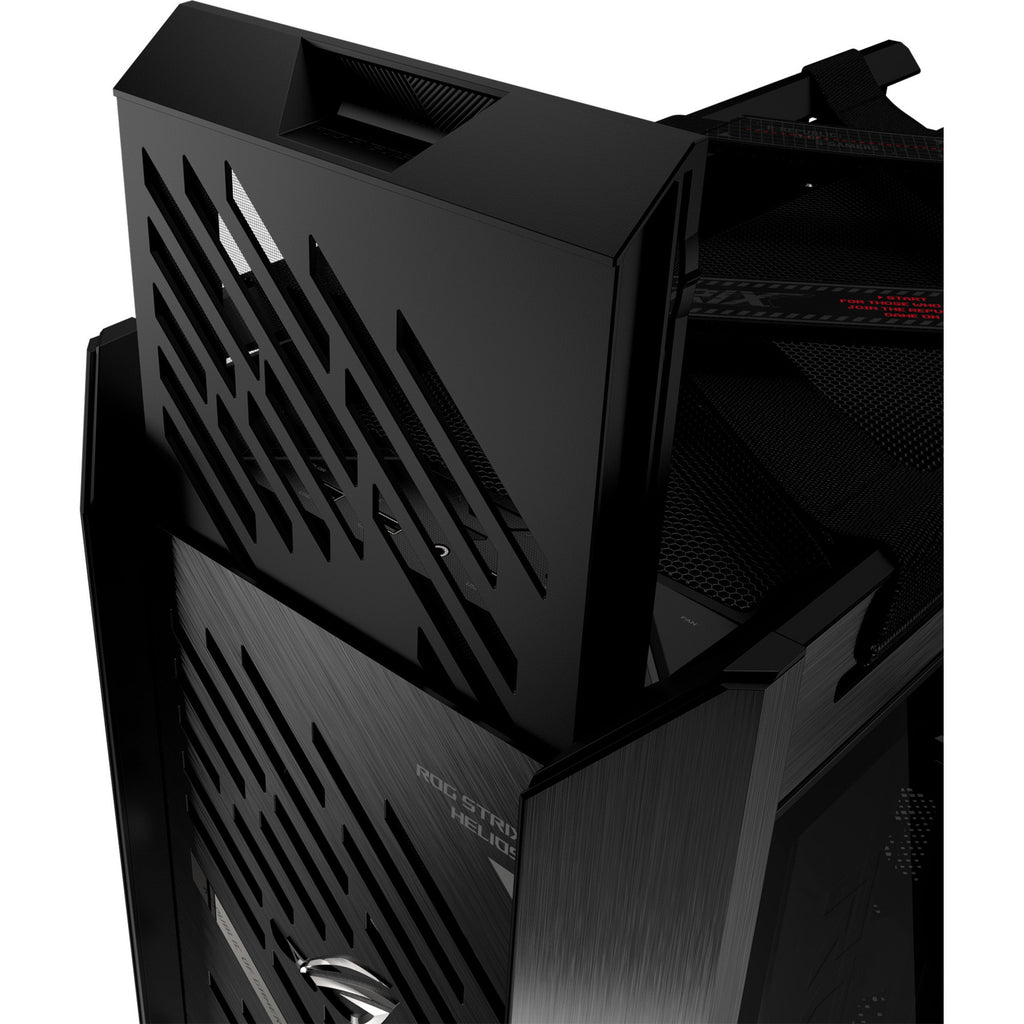 Asus rog strix helios ii gx601s midi tower behuizing (zwart | 4x usb-a | 2x usb-c | rgb | tempered glass)