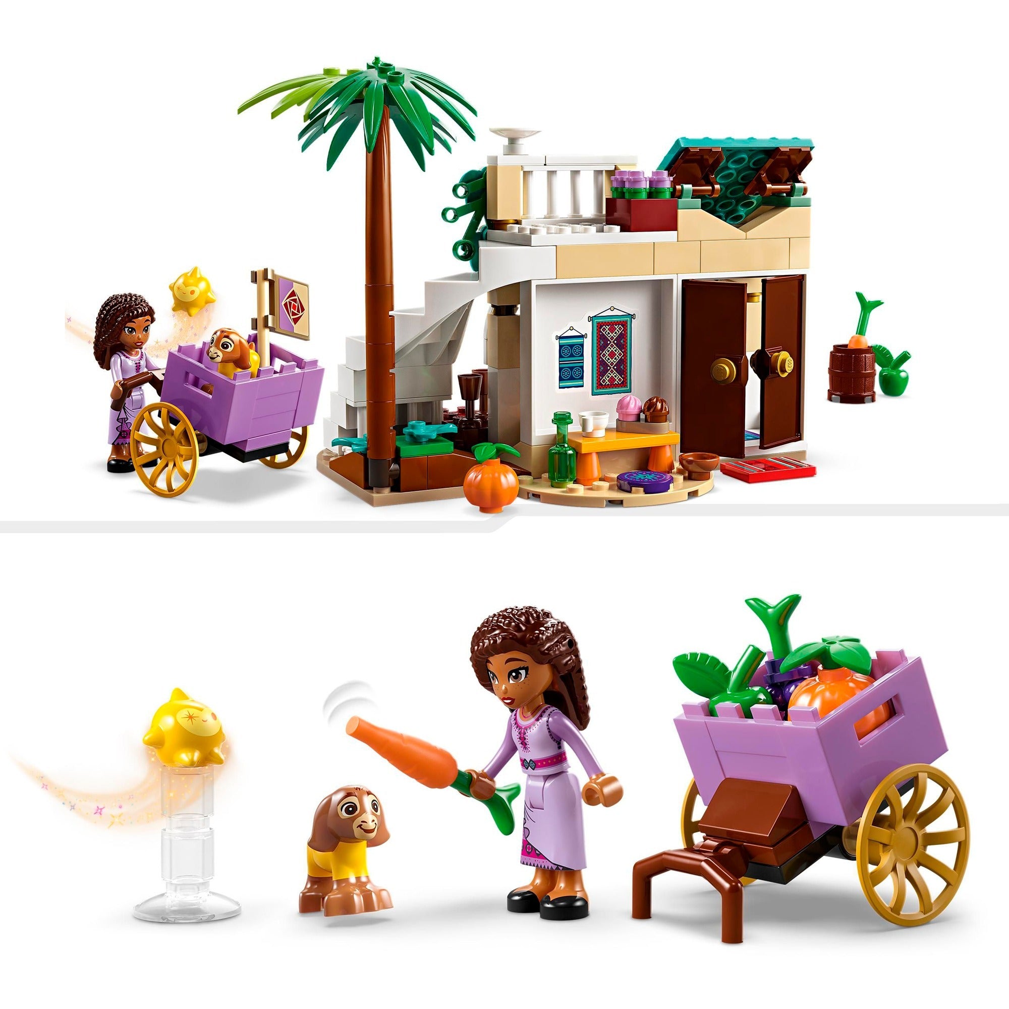 Lego disney - asha in de stad rosas constructiespeelgoed (43223)