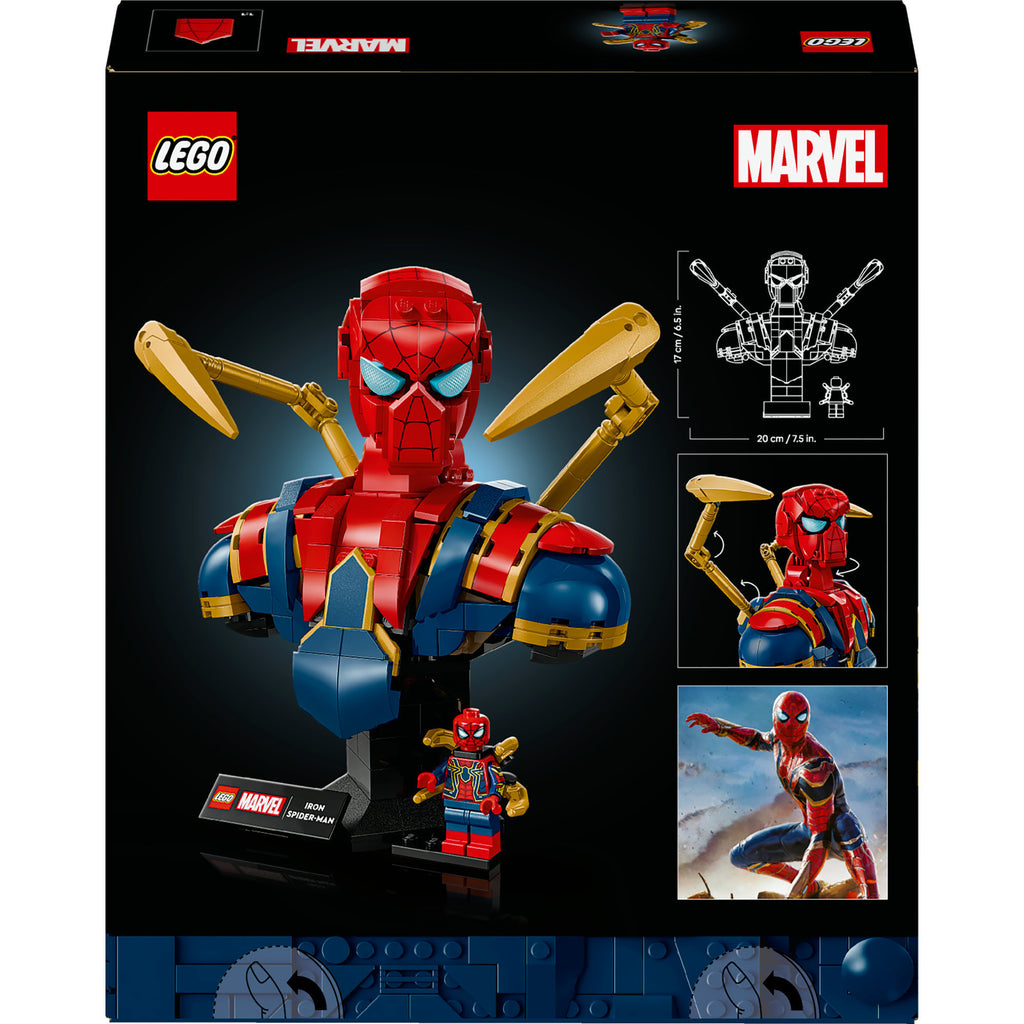 Lego Superhelden 76326 Iron Spider-Man Büste