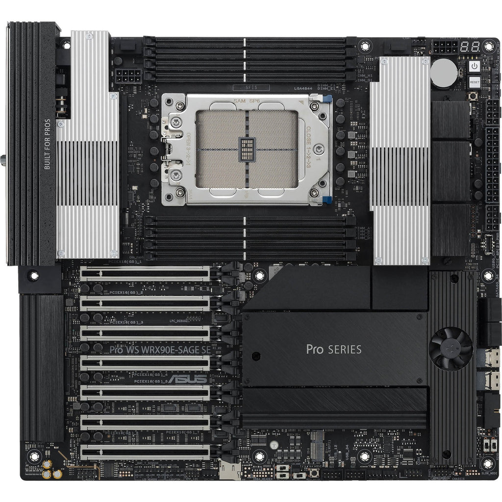 Asus pro ws wrx90e-sage se socket str5 moederbord (raid, 2x 10gb-lan, eeb)