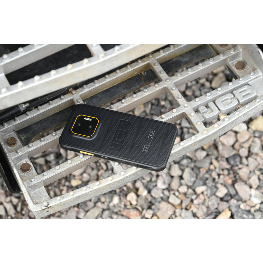Jcb toughphone e50 smartphone (zwart | 128 gb | android 16 | dual-sim)