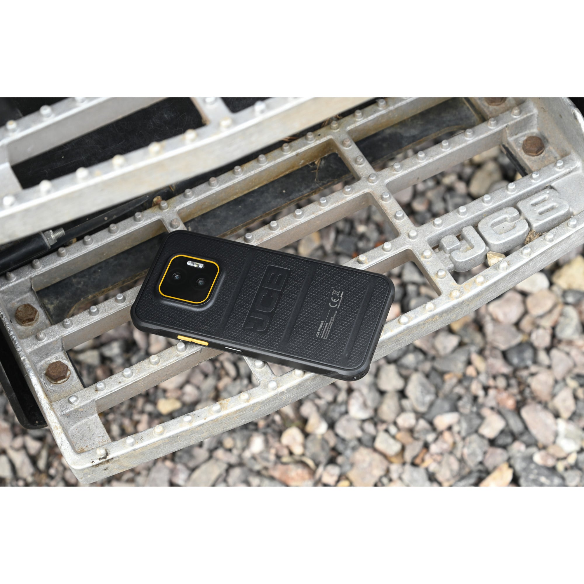 Jcb toughphone e50 smartphone (zwart | 128 gb | android 16 | dual-sim)