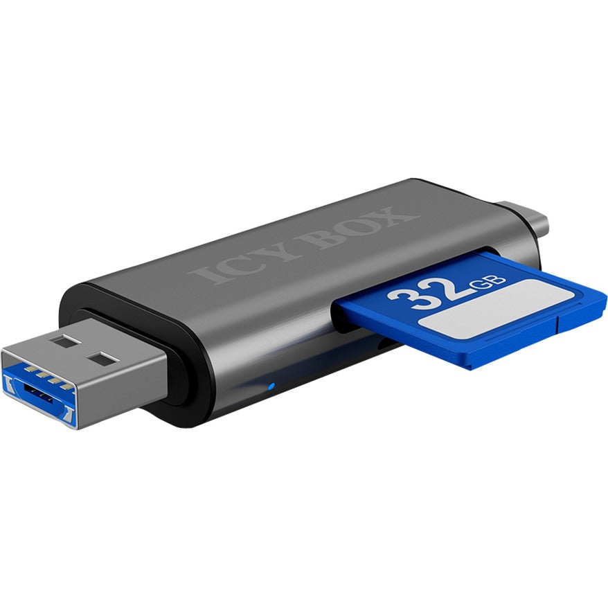 Externer Kartenleser ICY BOX IB-CR200-C mit Multi-USB-Anschluss