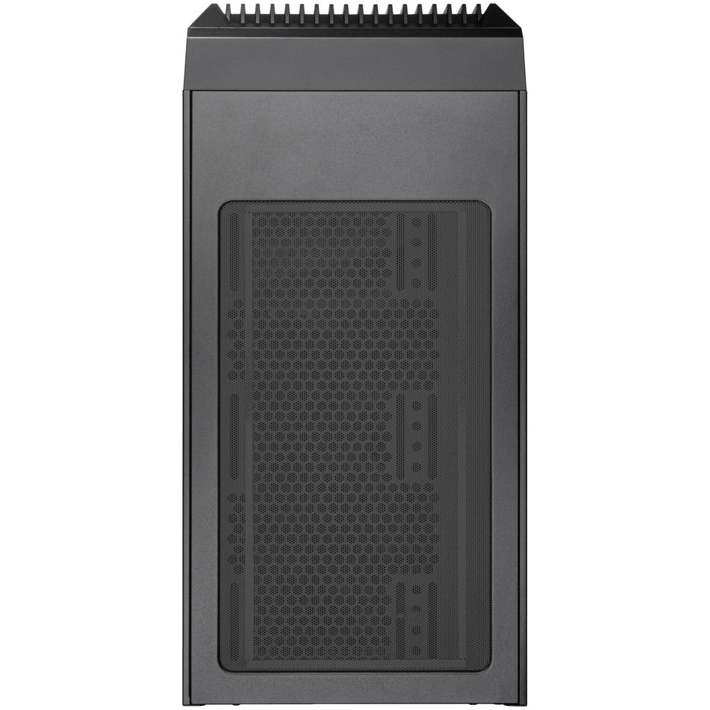 Silverstone cs382 mini tower behuizing (zwart | 2x usb-a | 1x usb-c)