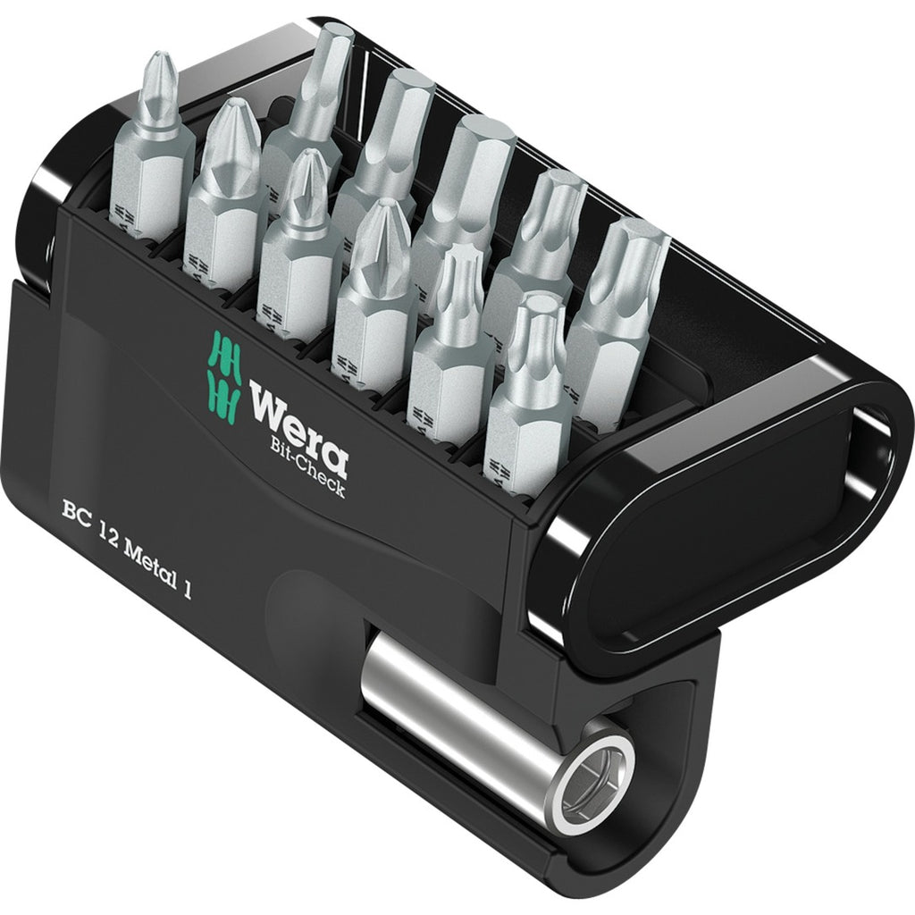 Wera bitset bit-check 12 metal 1 (universele houder en bits)