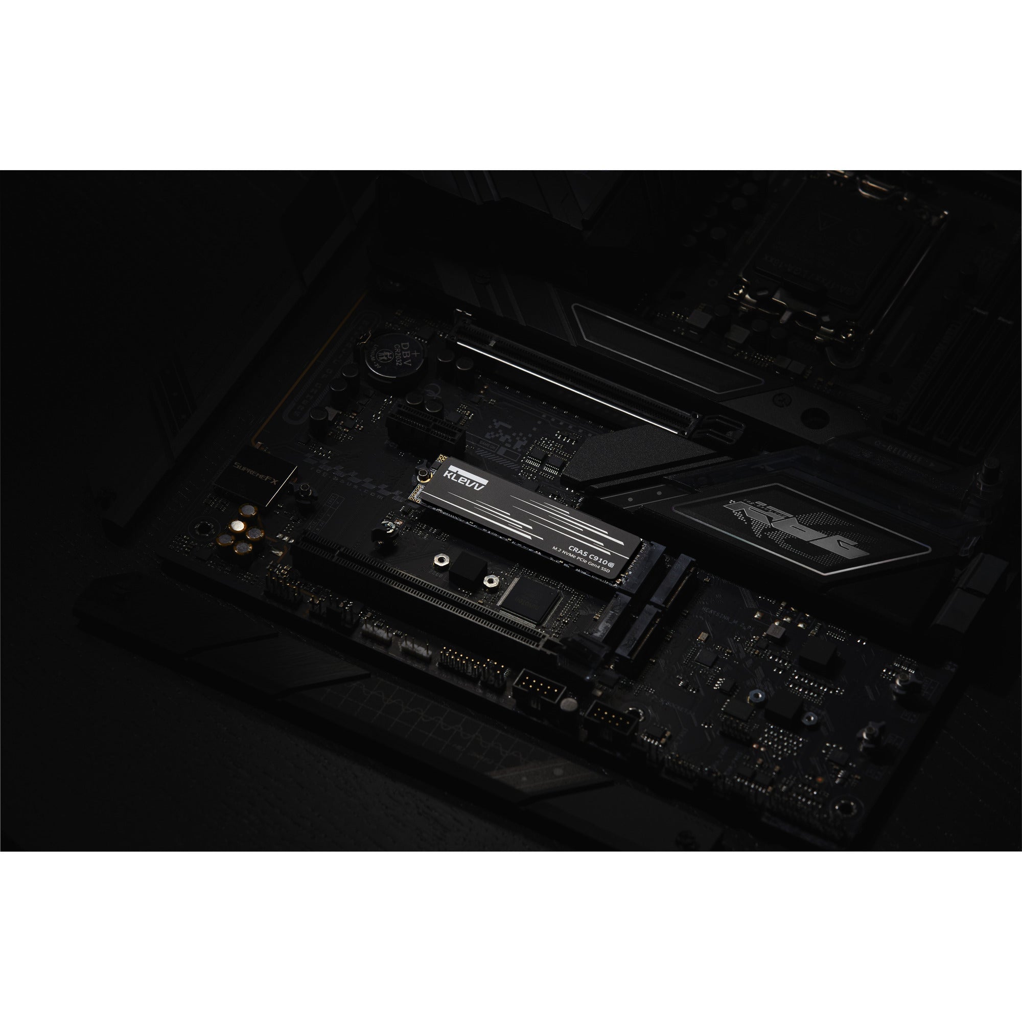 Klevv cras c910g 4 tb ssd (zwart, k04tbm2sp0-10g, pcie gen 4.0 x4, nvme 2.0)