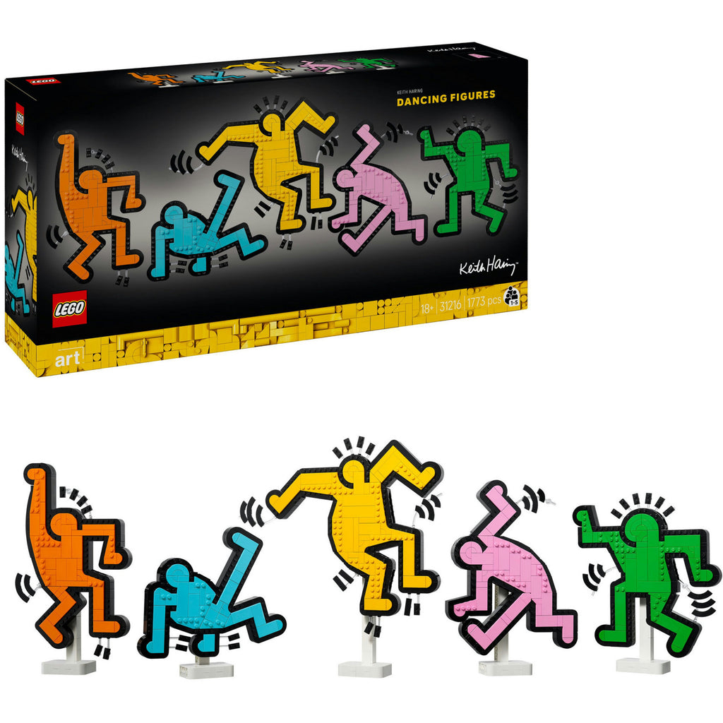 LEGO Art 31216 Keith Haring tanzende Figuren