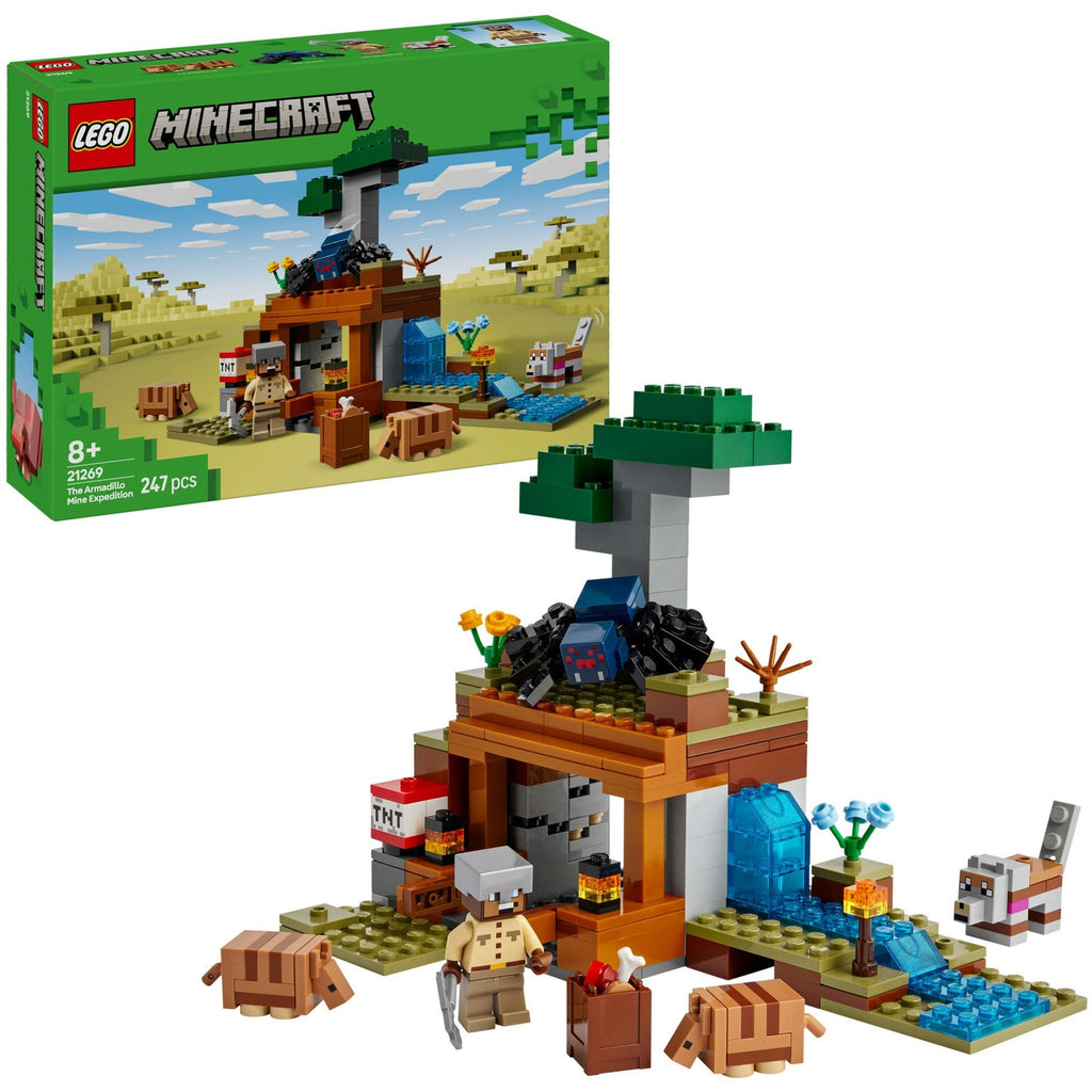 Lego minecraft de gordeldieren bij de mijn - 21269