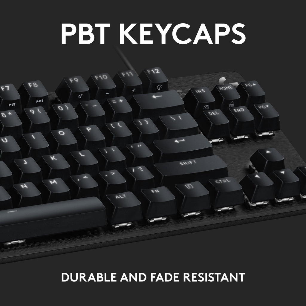 Logitech g413 tkl se mechanisch gaming toetsenbord (zwart, us-international lay-out (qwerty), gl tactile, 80% (tkl))