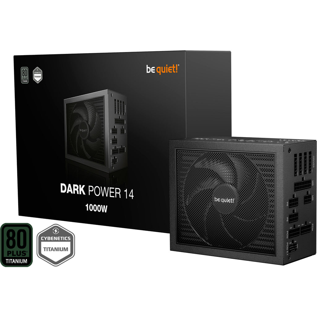 Be quiet! dark power 14 modulaire 1000 watt voeding (zwart, 1x 12v-2x6, 4x pcie)